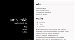 Desktop Screenshot of fatiherikli.com