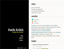 Tablet Screenshot of fatiherikli.com